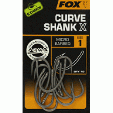 Fox Edges Curve Shank X Hooks 10pk - ALL VARIETIES